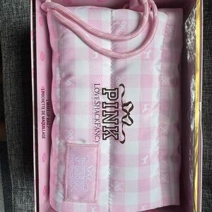 Victoria's Secret Pink and White Accessories Set Love Shack Fancy